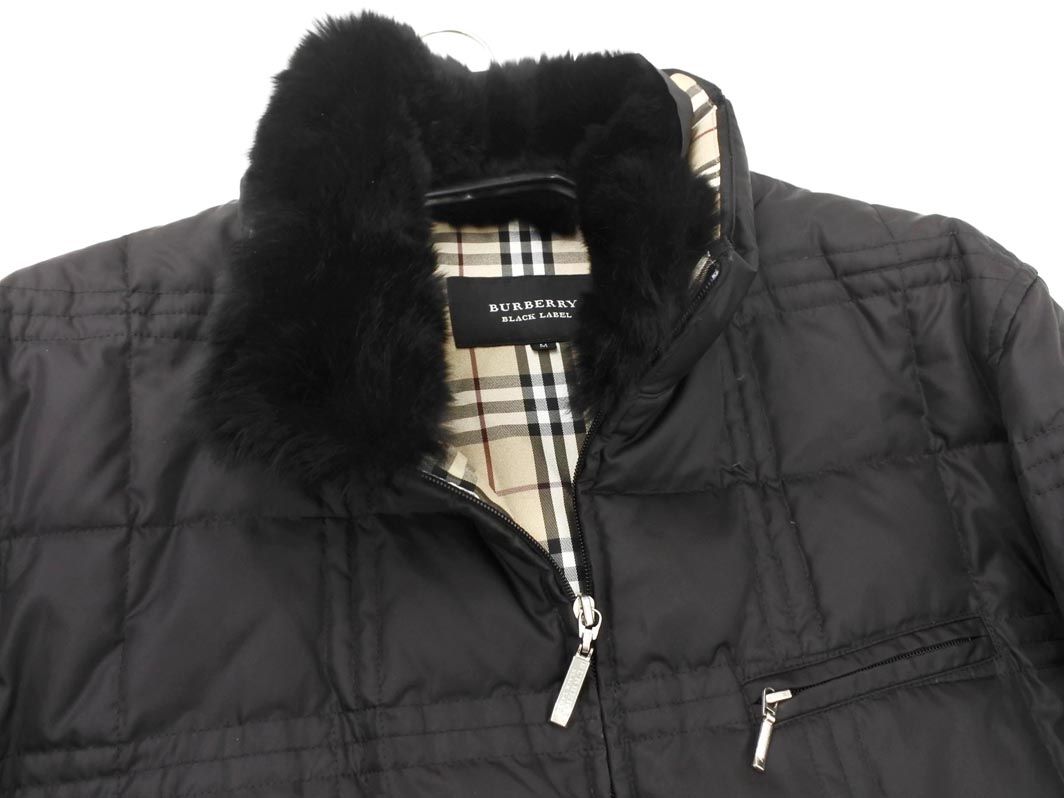 BURBERRY バーバリー BLACK LABEL ブラックレーベル ラビットファー