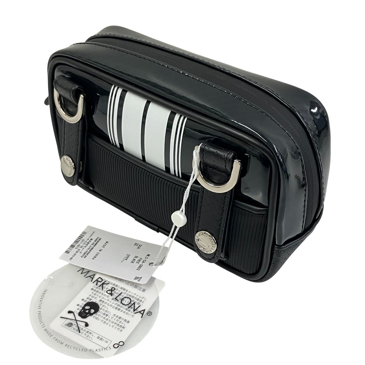 MARK & LONA ゴルフカートバック　新品未使用 Mark & Lona ポーチ ゴルフ カートバッグ アクセサリ ブラック 中古 美