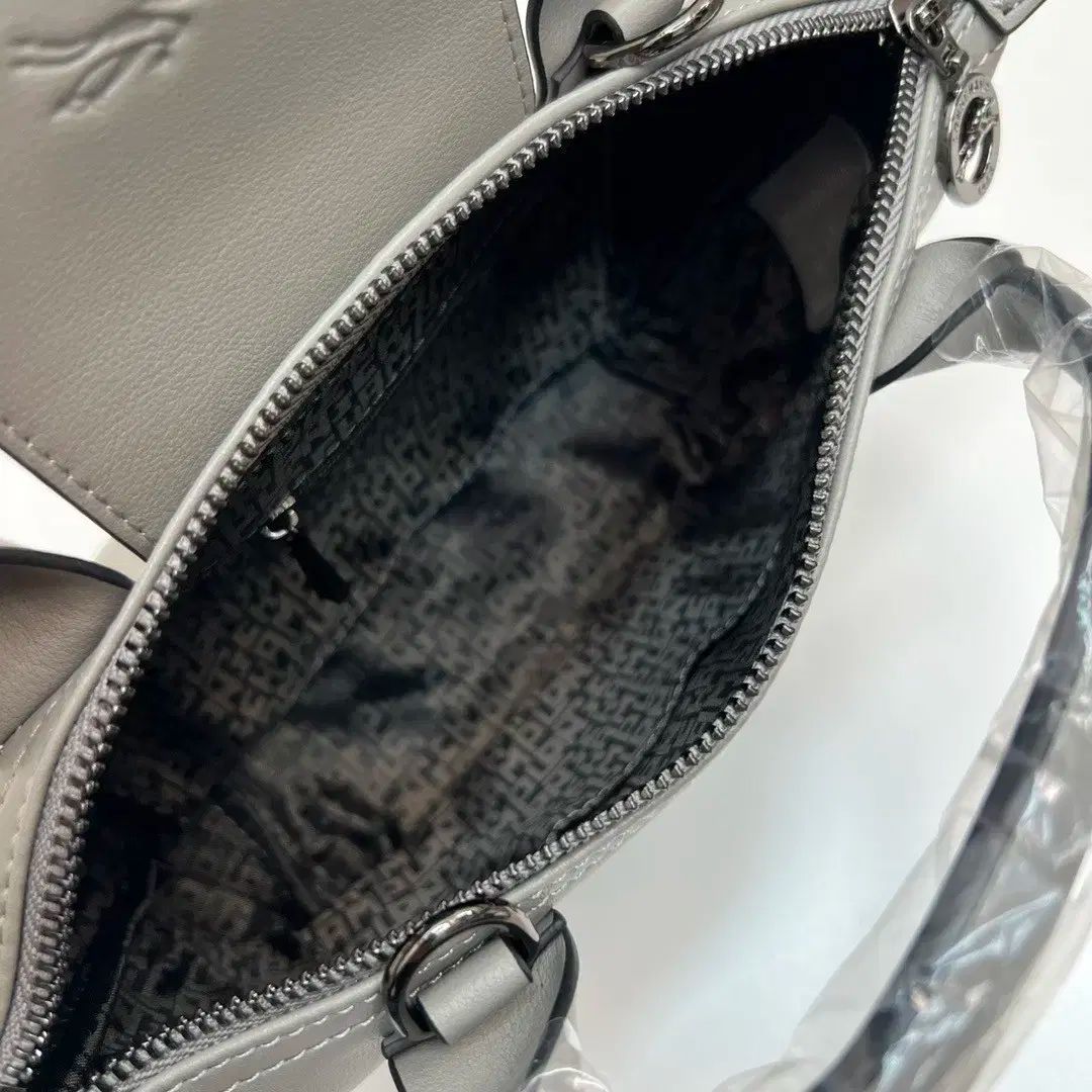 ロンシャン グレー ミニ ハンドバッグ