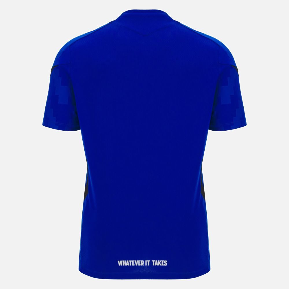 マクロン ラグビー グラスゴー ウォリアーズ 2025 2026 トレーニング Tシャツ 青 ブルー モデル 日本未発売