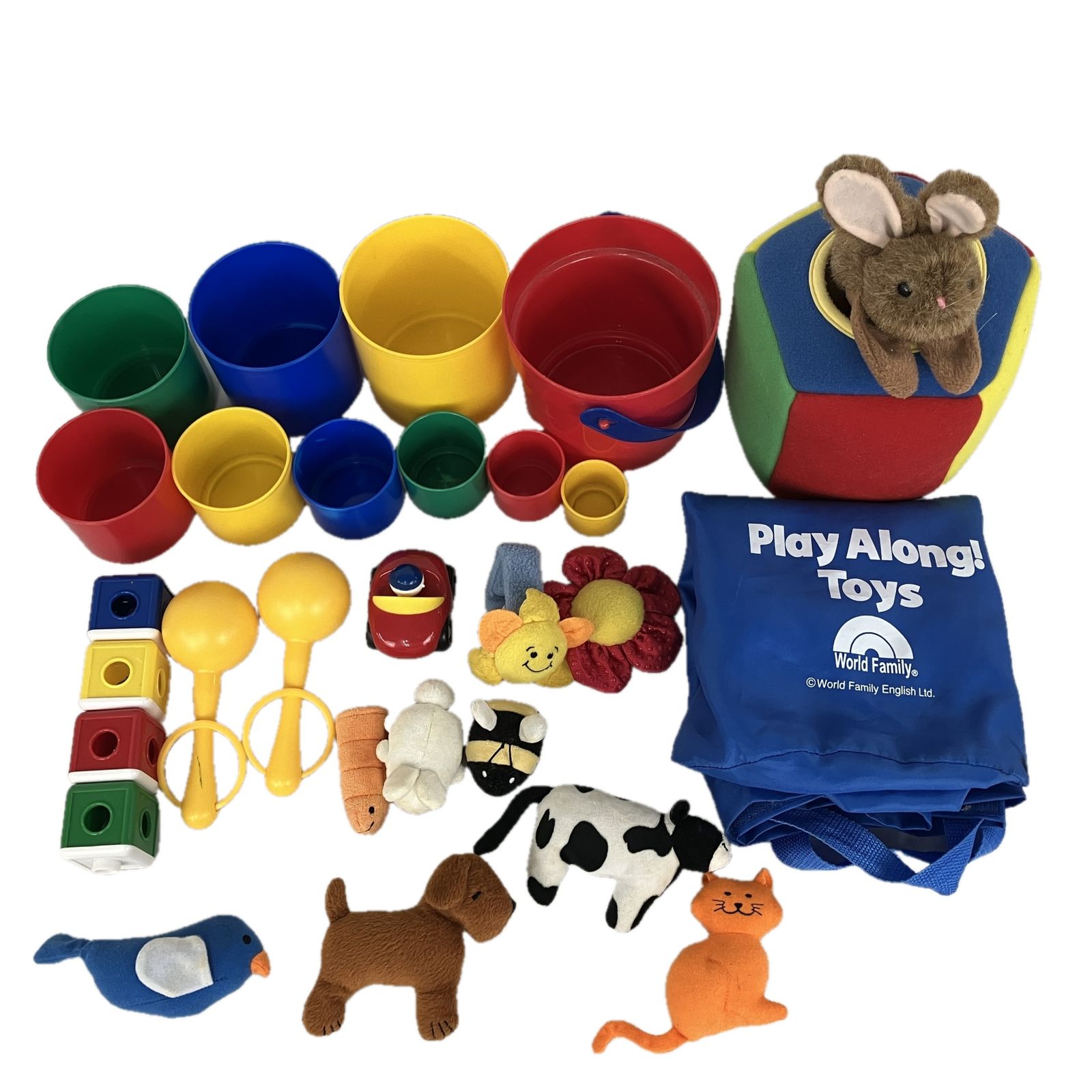 【美品】DWE レッツプレイ　Blu-ray＆お道具　ディズニー英語 DWE レッツプレイ プレイアロング セット 2019年頃 Blu-ray版