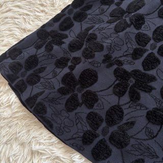  2025 AW 洗える トッカ フローラルニットドレス ジャガード 花柄M 長袖 七分袖 その他