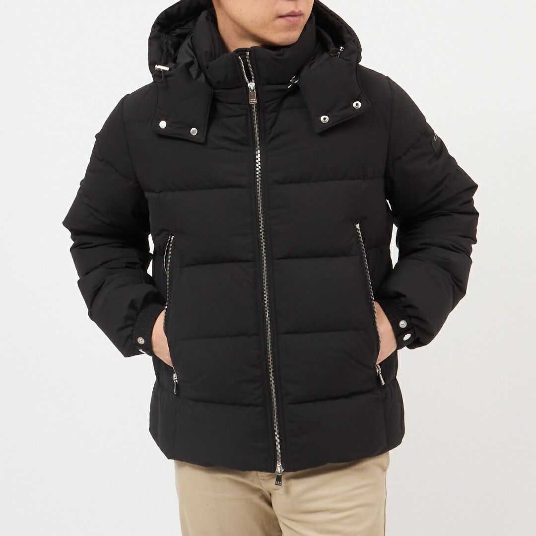 タトラス TATRAS メンズ ダウンジャケット フルジップ フーディ DINANDO ディナンド MJXA0035013588 01BLACK