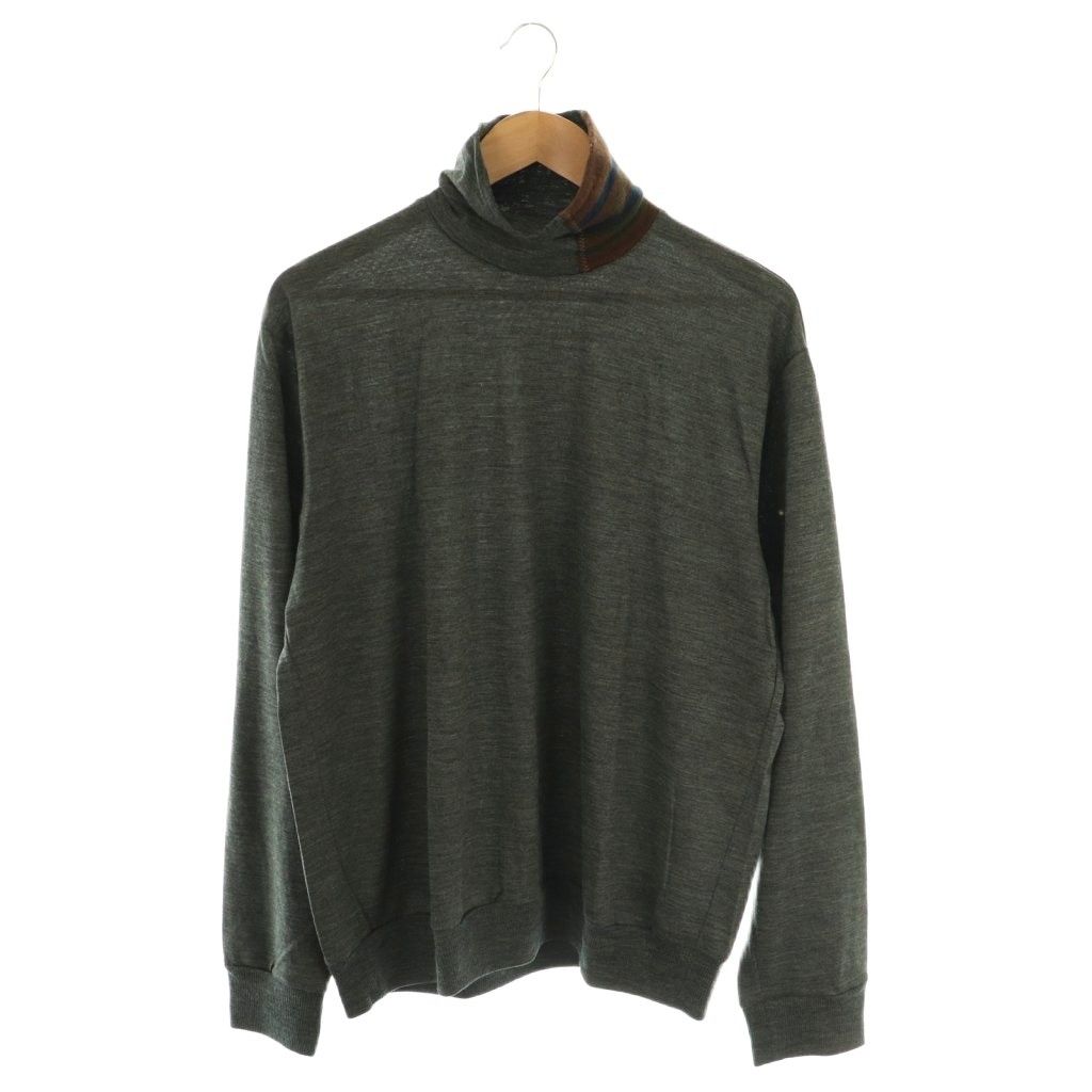 kolor ウール天竺タートルネックニット カットソー 3 グレー AT OS SH