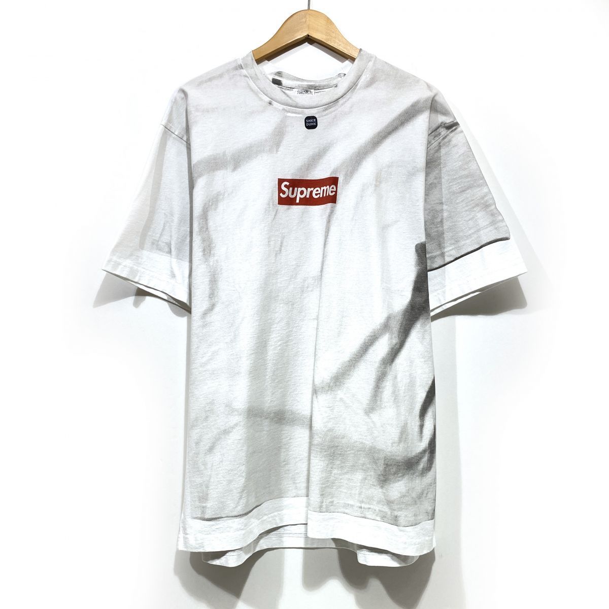 ュプリーム Supreme×MM6 Maison Margiela Box Logo メンズL ホワイト 津山店