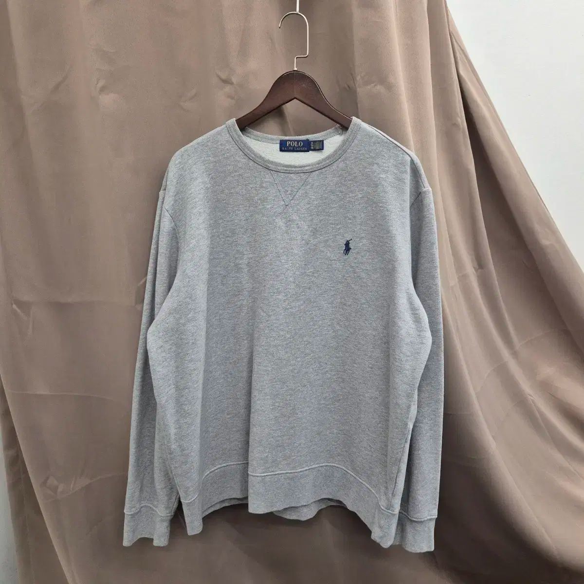 POLO ポロジーンズ ラルフローレン 両Vスウェット グレー ポロ ラルフ 