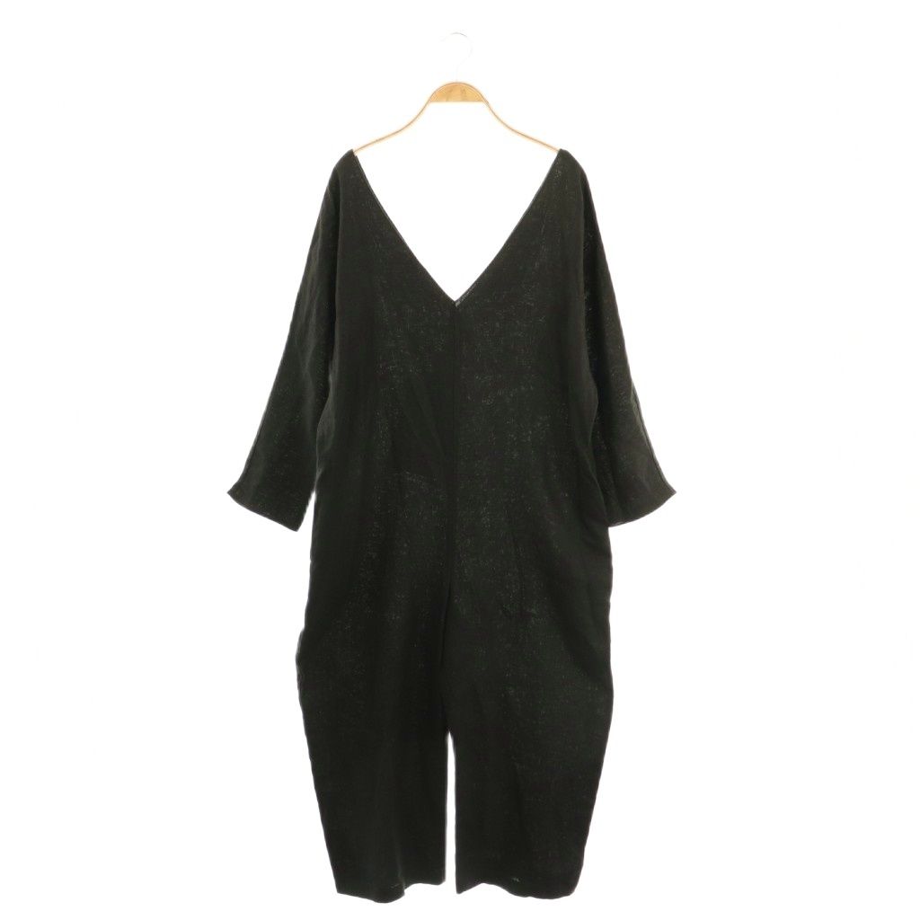 レイチェルクレイヴン RACHELCRAVEN リネンジャンプスーツ 0 ブラック DO OS SH