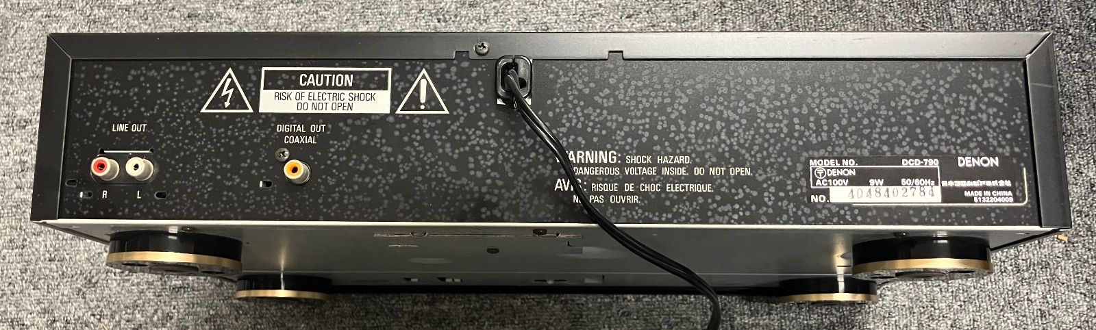  T 177 DENON デノン CDプレーヤー DCD 790 CD SACDプレーヤー プレーヤー