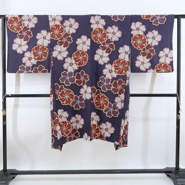 ❁tomihisa❁新品 着物 正絹 仕付け糸付 ロング丈“素敵な出来事が