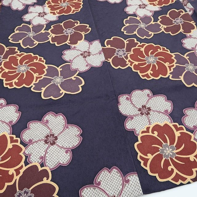 ❁tomihisa❁新品 着物 正絹 仕付け糸付 ロング丈“素敵な出来事が