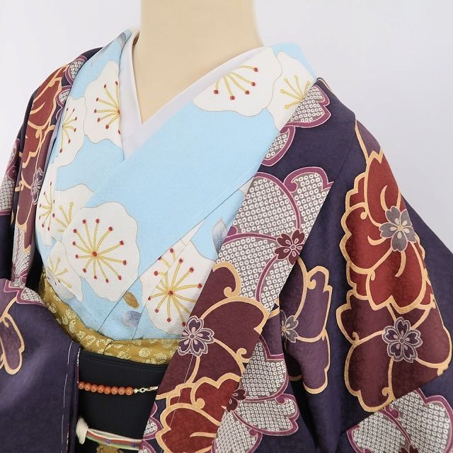 特価！ 新品 桐の花 着物“貴女に注ぐ羨望の眼差し”仕付け糸付 付下げ 2569 訪問着 板東三津五郎 菱格子花鳥文様 歌舞伎 式事 フォーマル ガード