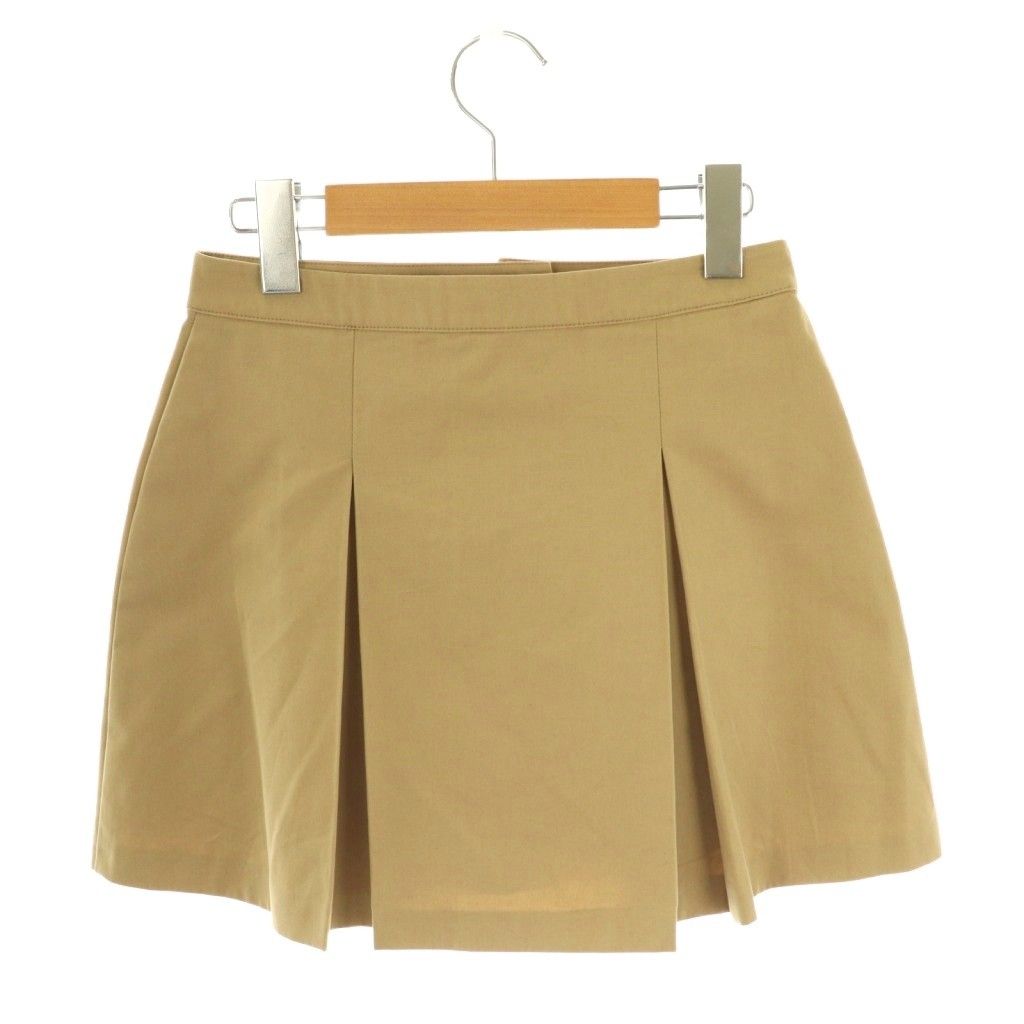 スポーティアンドリッチ Sporty - Rich VENDOME DOUBLE PLEAT SKIRT スカート ミニ XS 茶 ブラウン AT OS SH