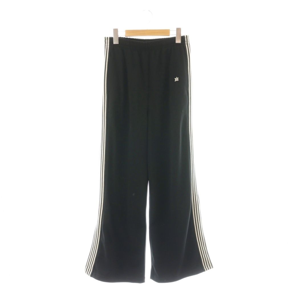 アメリカーナ AMERICANA 24AW アパルトモン別注 ジャージーパンツ イージーパンツ サイドライン 36 ブラック DF OS