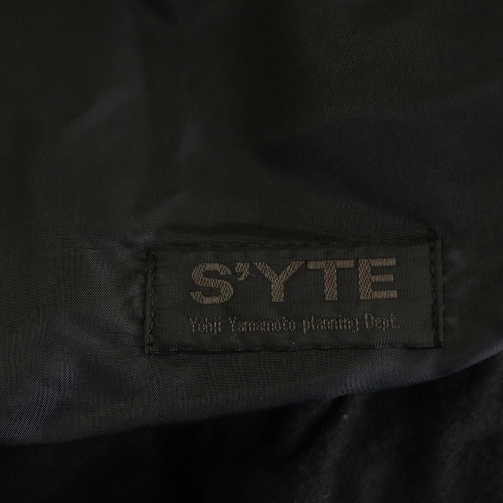  ヨウジヤマモト YOHJI サイト S YTE 22 AW WOOL BEAVER PATCH POCKET RIBBED CARGO PANTS パンツ ジッパーフライ 3 ブラック UV-P 16-107 DO OS パンツ レディース