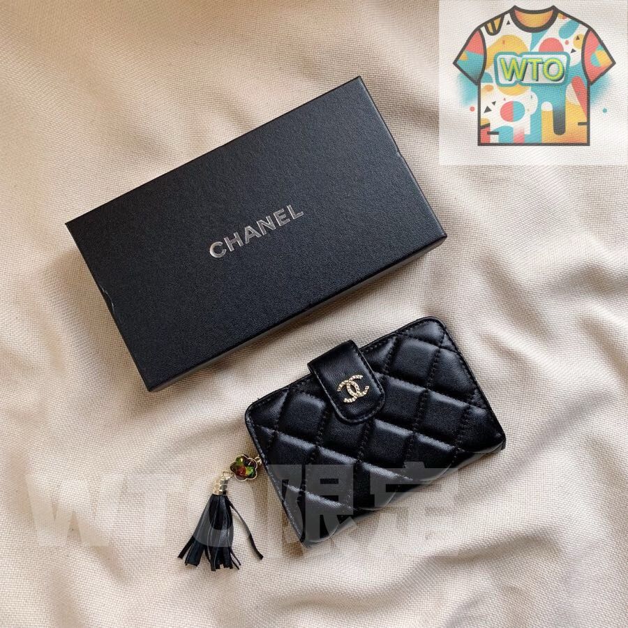 シャネル ウォレット 12001 ブラック＆ピンク 最新モデル WTO輸入 RXE 95