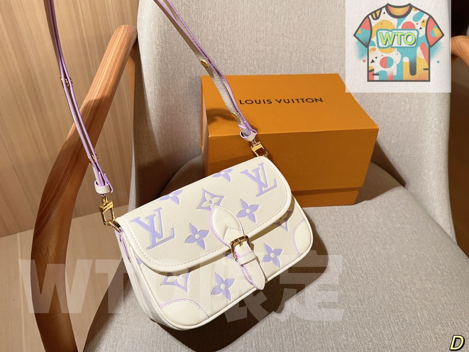 ルイヴィトン 3点セット モノグラム バゲットバッグ 化粧ポーチ コインケース ギフトボックス付き WTO輸入 BND 16 長財布 小物 レディース