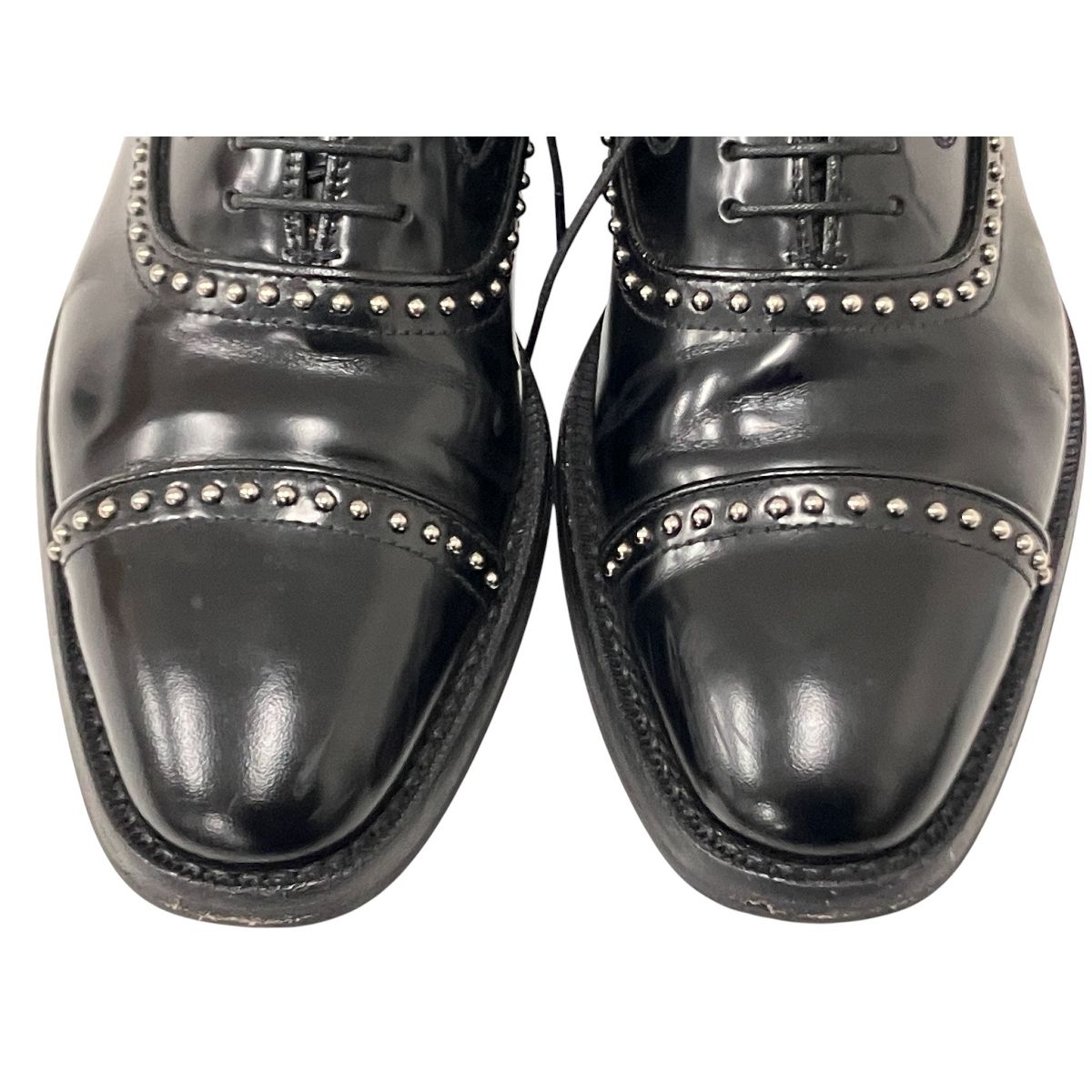 Church s チャーチ ANNA MET アンナメット 39 約24.5-25cm相当 ブラック系 DEO 143 9EM FOAAB レザーシューズ スタッヅ レースアップ O10603438