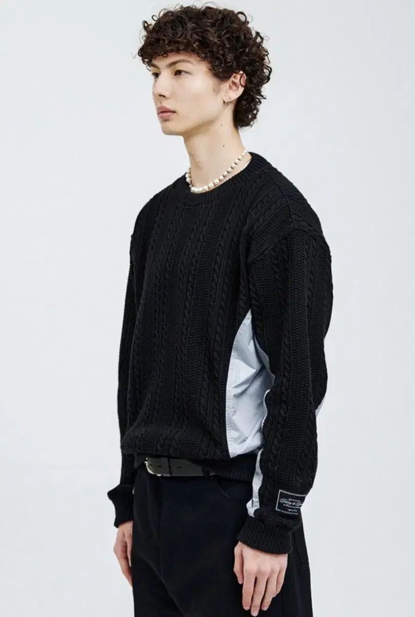 M ANYTIMELOREAK ニット Arnica Mix Knit Black