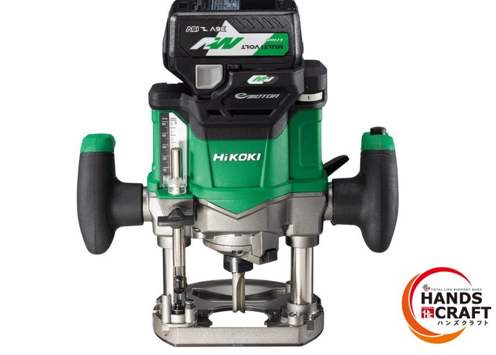 ハイコーキ HIKOKI 12mm コードレスルータ M3612DA XP 36V BSL36A18 1個 充電器付き
