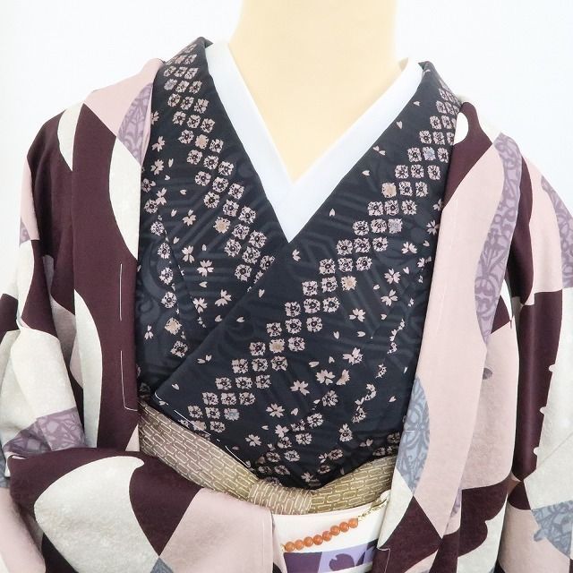 ❁tomihisa❁ 音符 楽器 着物 正絹 心密かにほくそ笑む 今をときめくカラフル和モダン 仕付け糸付 ロング丈 長羽織 4772