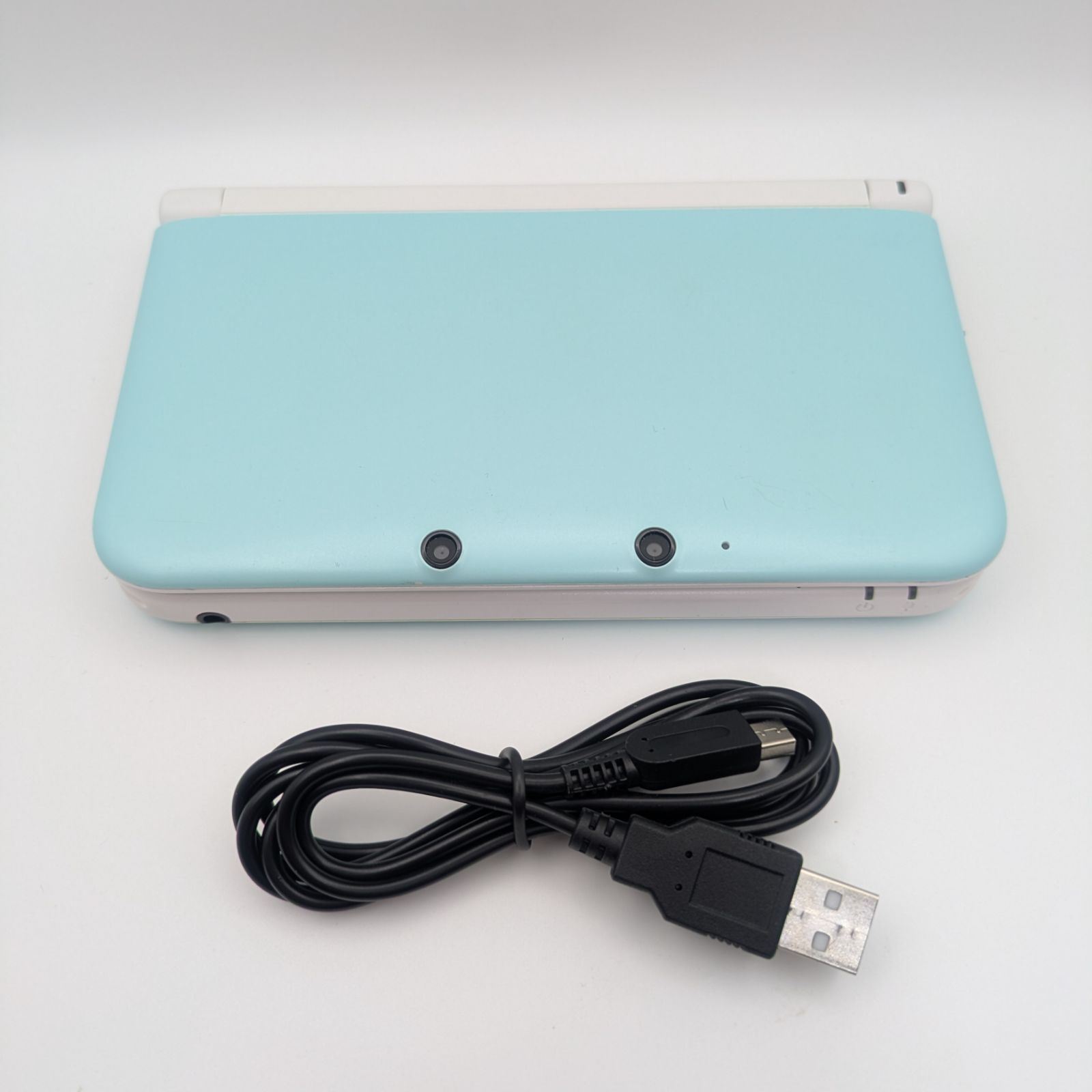 動作品 Nintendo 3DSLL ミント×ホワイト あり