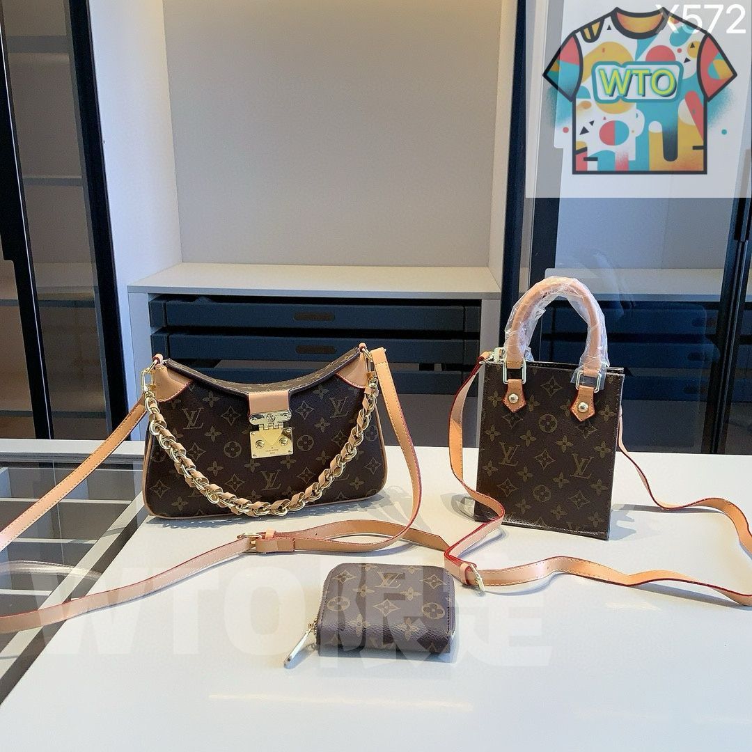 全新シリーズセット X572 - LV クロワッサンバッグ LV ミニ楽譜バッグ LV 財布 特別割引 -WTO輸入-TWS82