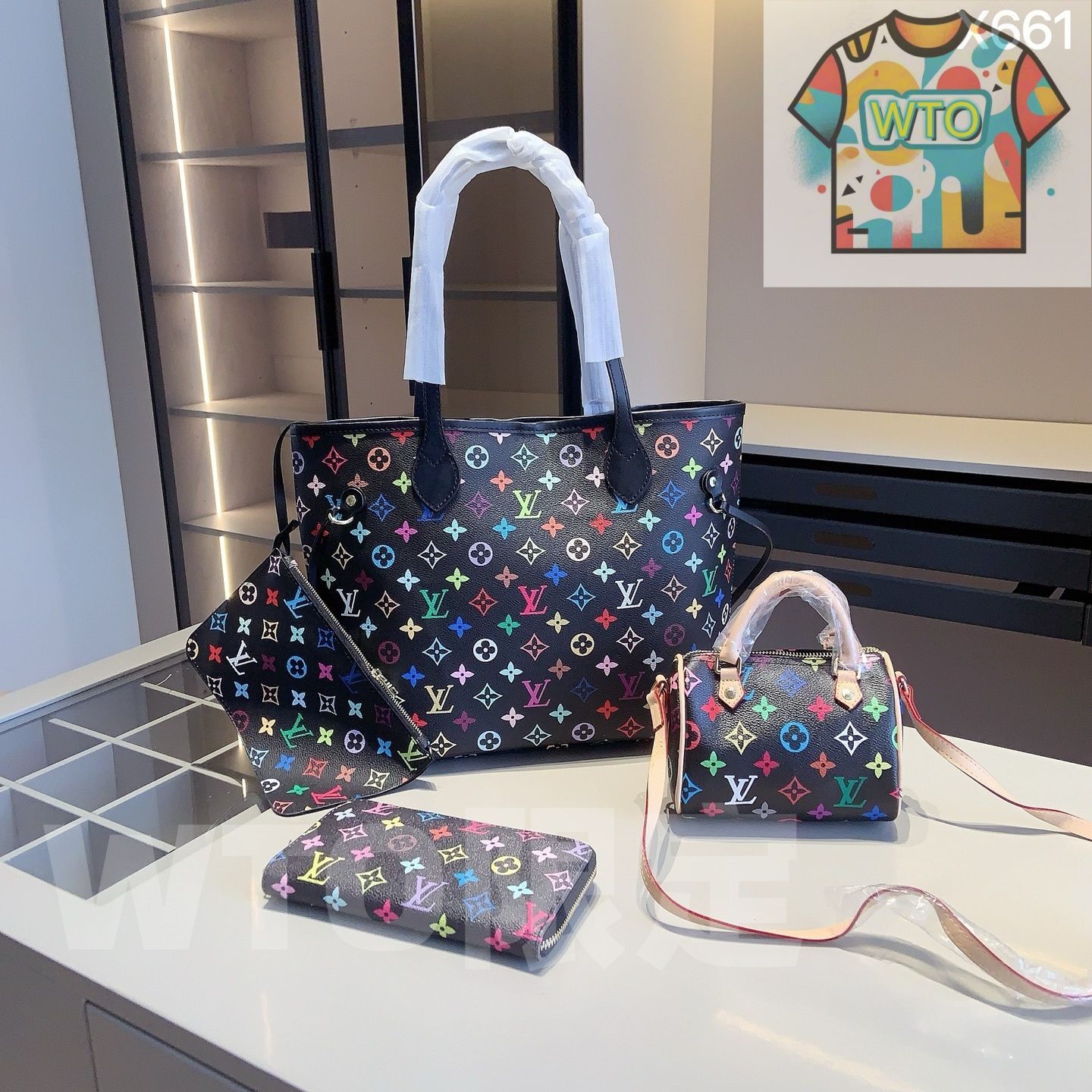 全新シリーズセット X661 - LV ショッピングバッグ LV ピローバッグ LV 財布 特別割引 -WTO輸入-OBI53