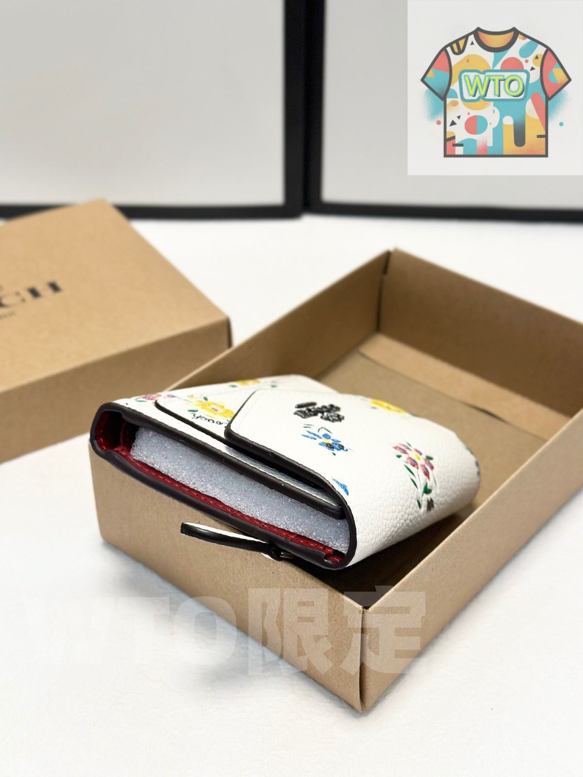 トリフォールドウォレット プリントデザイン