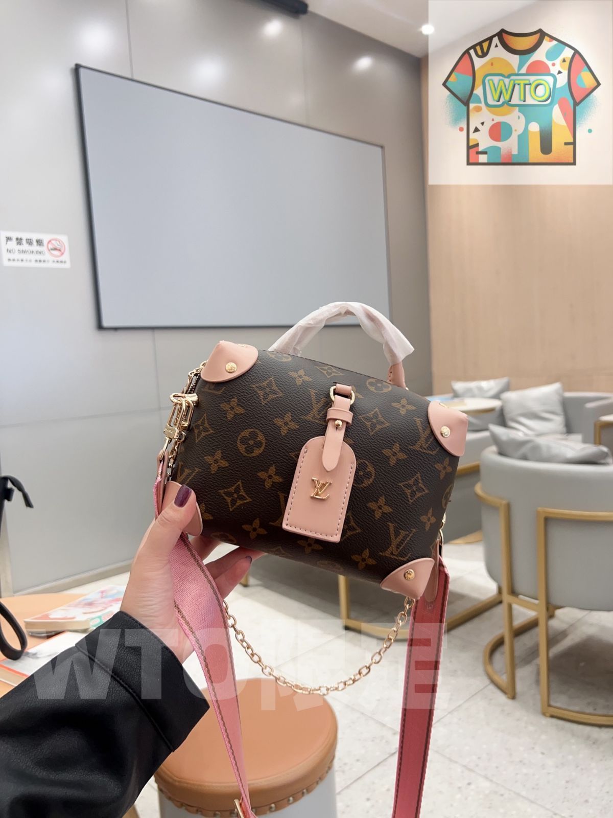 ピンクボックスバッグ ジアオバッグ