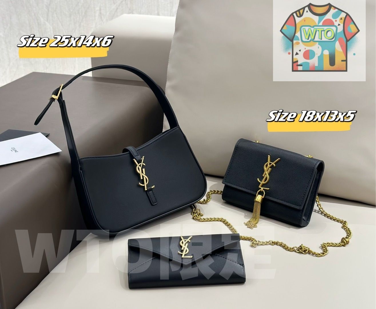 WTO通販 2025 ニューイヤーセットバッグ 大 中 小の3点セット 超 なセット -WTO輸入-PFE87