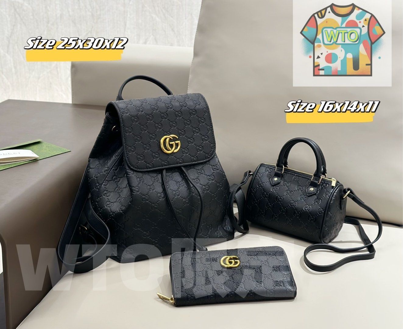 WTO通販 2025 ニューイヤーセットバッグ 大 中 小の3点セット 超 なセット WTO輸入 BHN 74