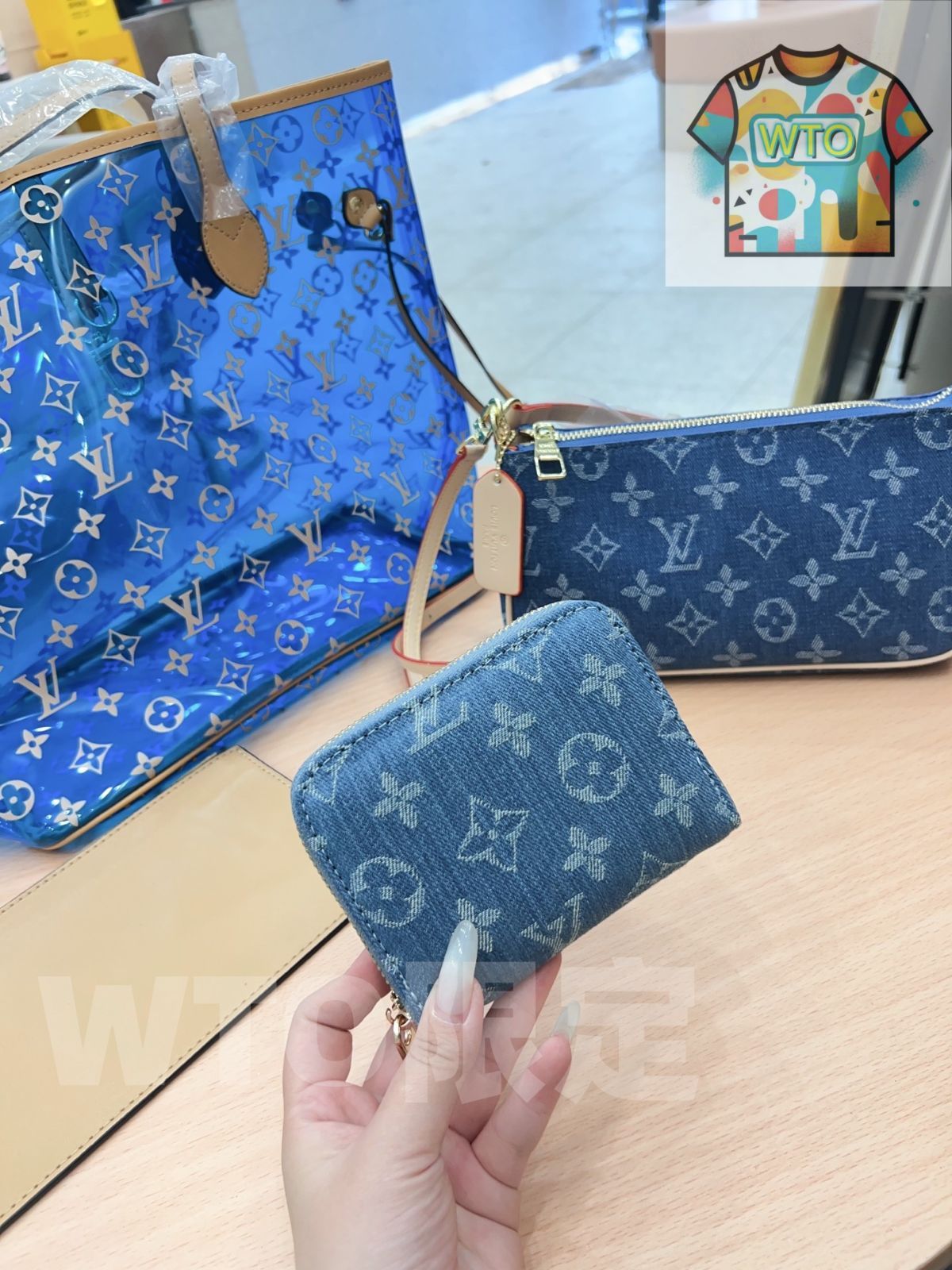 ジェリーバッグ デニムマージャンバッグ