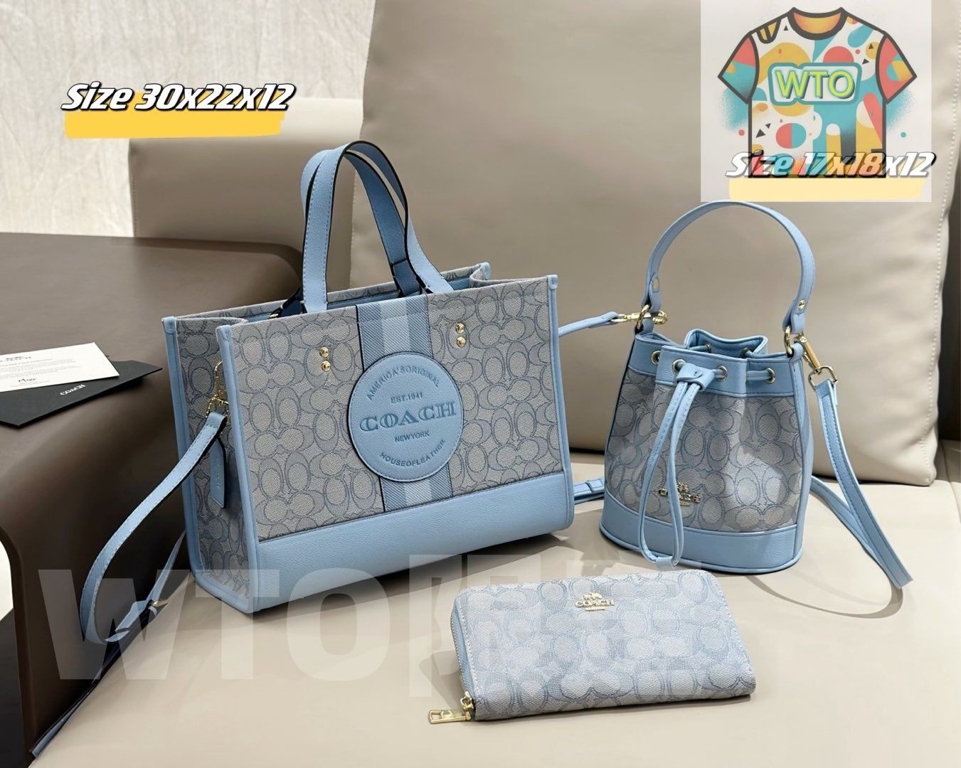 WTO通販 2025 ニューイヤーセットバッグ 大 中 小の3点セット 超 なセット -WTO輸入-EWW 92