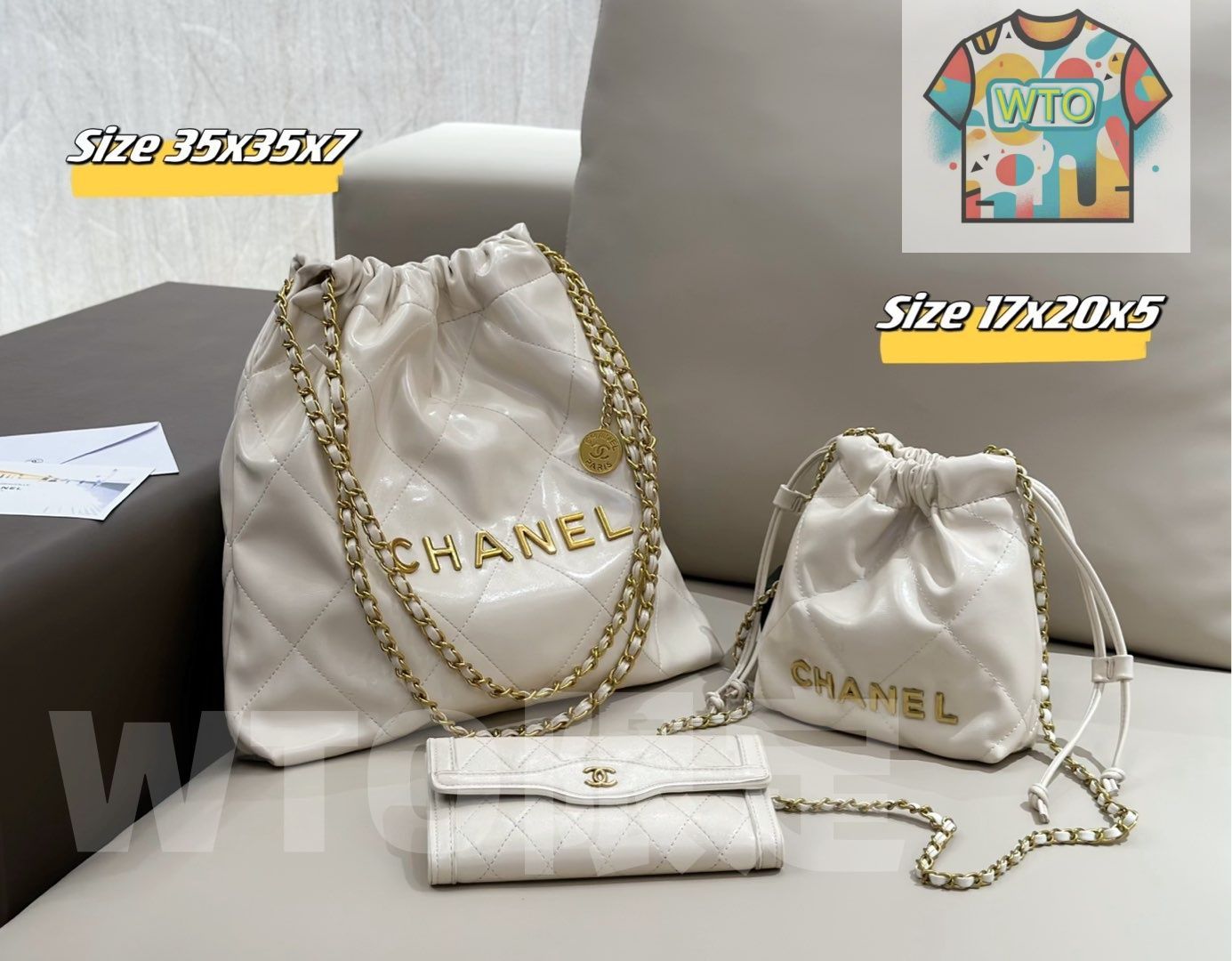 WTO通販 2025 ニューイヤーセットバッグ 大 中 小の3点セット 超 なセット -WTO輸入-LAD 68