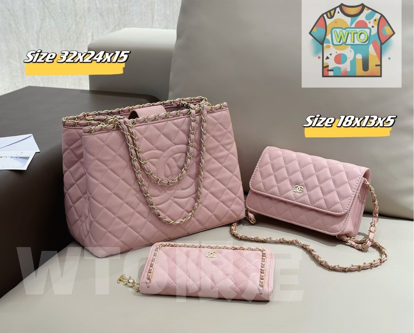 WTO通販 2025 ニューイヤーセットバッグ 大 中 小の3点セット 超 なセット -WTO輸入-WVP11