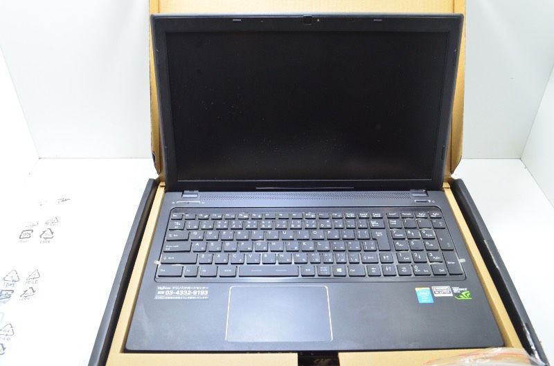 ドスパラ GALLERIA ガレリア QF860HE ゲーミングノートパソコン バッテリーなし 現状品