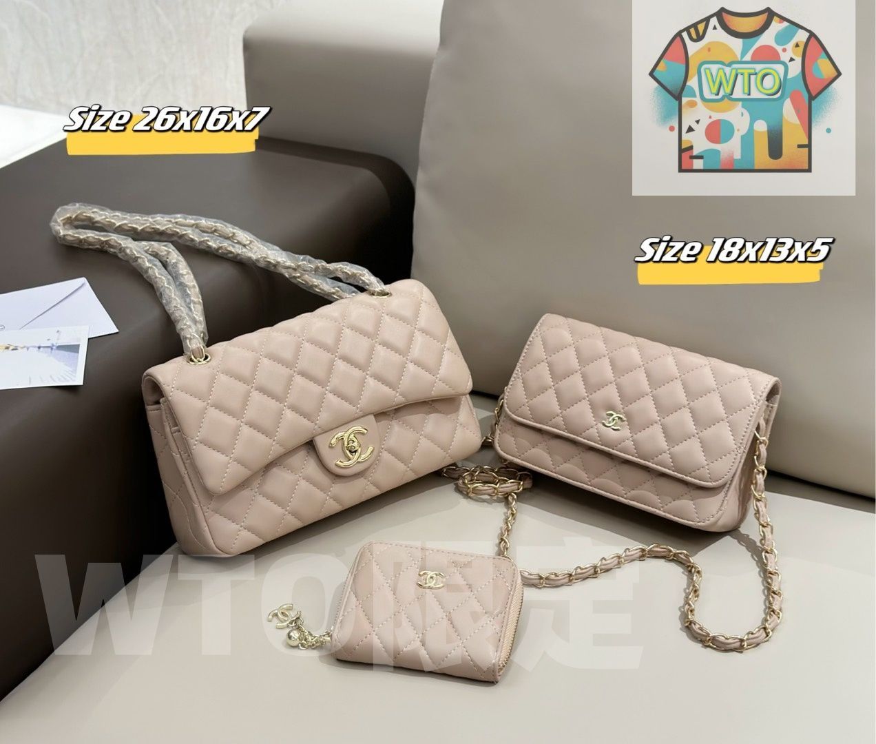 WTO通販 2025 ニューイヤーセットバッグ 大 中 小の3点セット 超 なセット -WTO輸入-RDR42