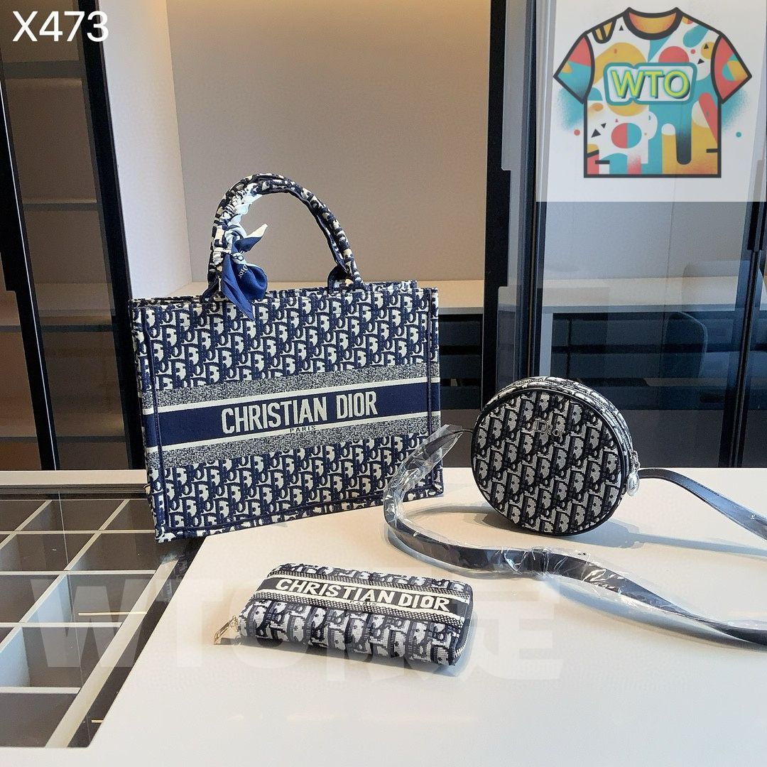 WTO通販 Dior シリーズセットバッグ トートバッグ＆ウォレット 超 なセット -WTO輸入-PQO26