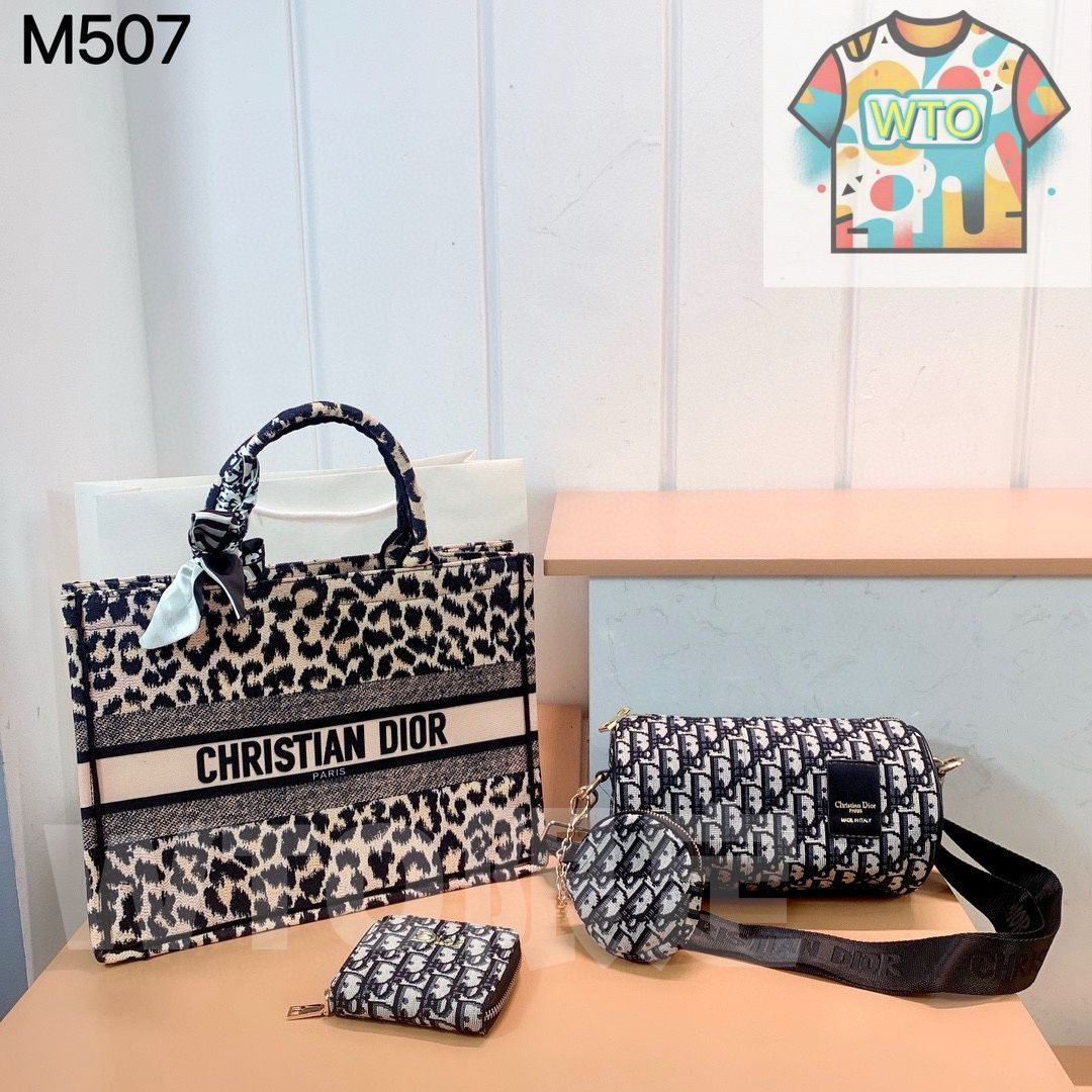  WTO通販 Dior シリーズセットバッグ トートバッグ＆ウォレット 超 なセット -WTO輸入-PBO 62 三つ折り財布 折り財布