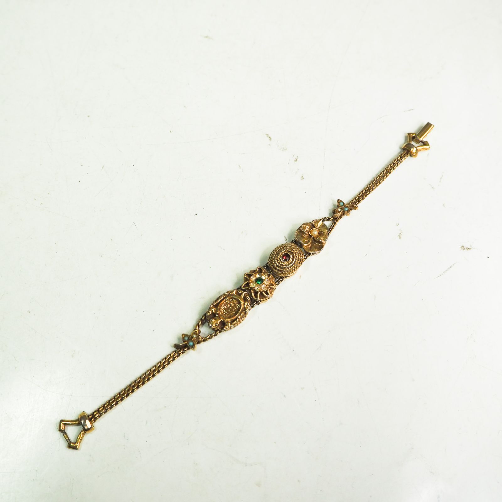 美品☆ヴィンテージ☆ブレスレット☆ゴールデット☆goldette K9577 goldette ゴールデット ブレスレット ヴィンテージ ゴールド