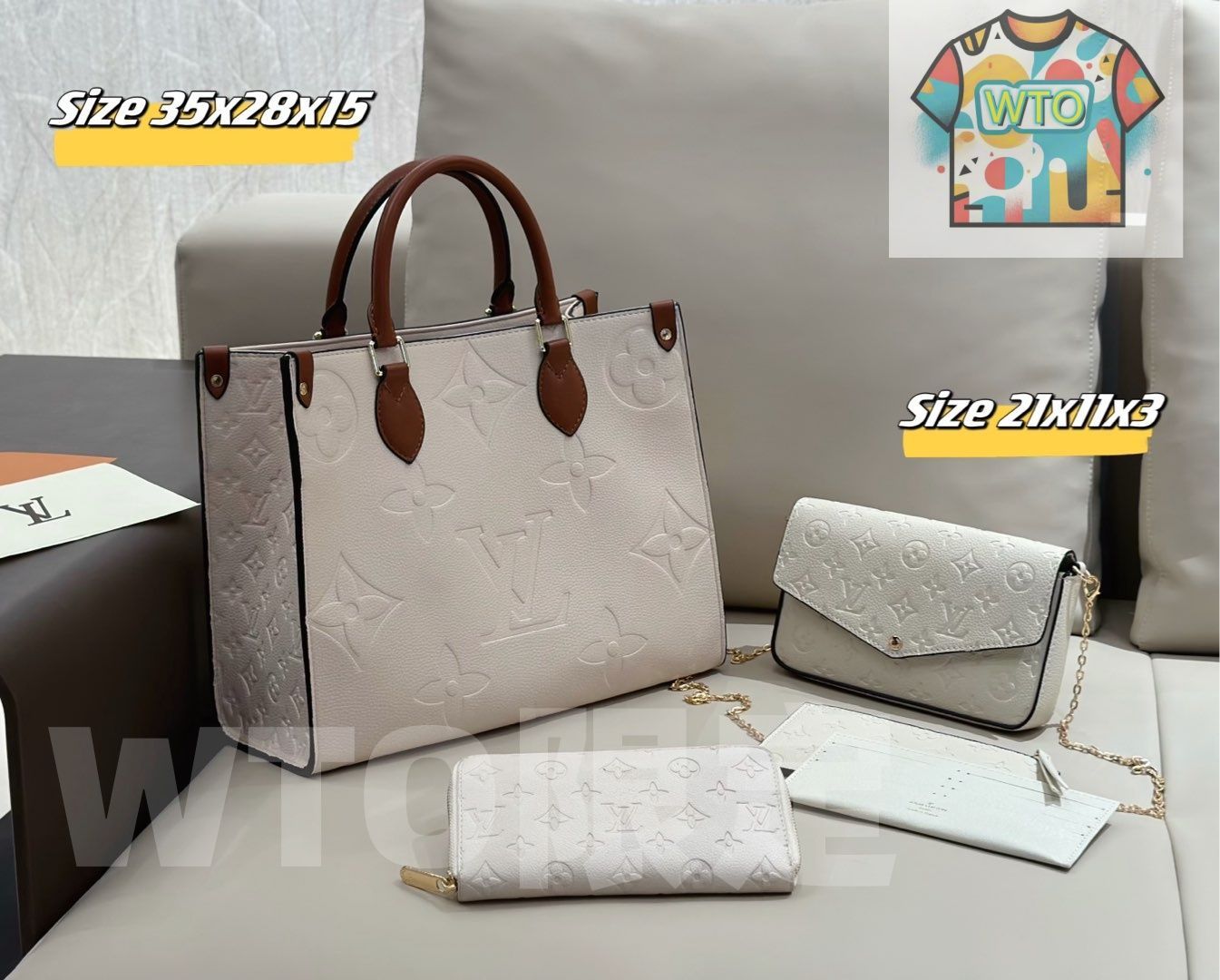 WTO通販 2025 ニューイヤーセットバッグ 大 中 小の3点セット 超 なセット -WTO輸入-SZP32