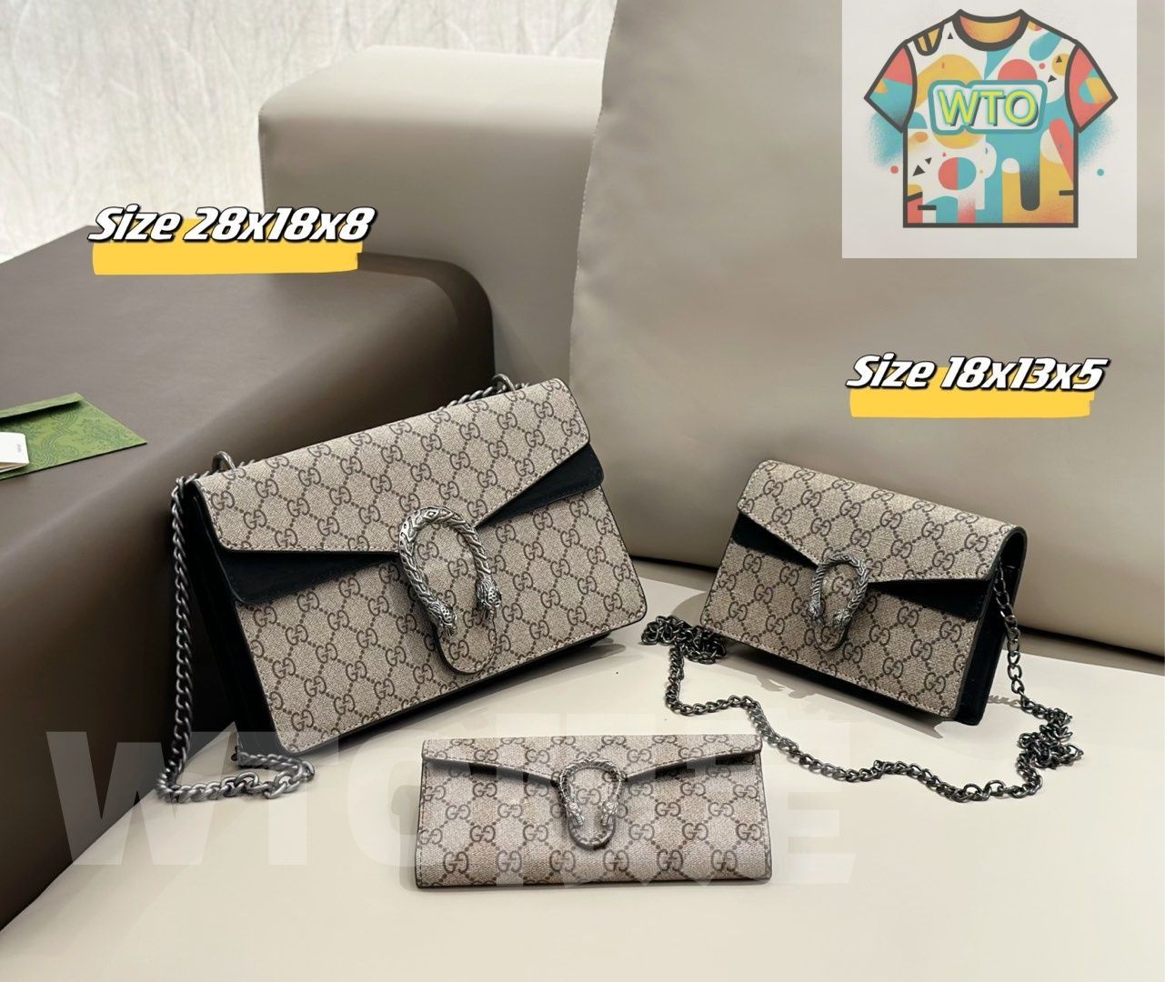  WTO通販 2025 ニューイヤーセットバッグ 大 中 小の3点セット 超 なセット -WTO輸入-MXD 74 二つ折り財布 折り財布