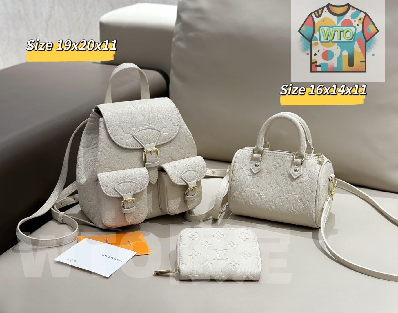 WTO通販 2025 ニューイヤーセットバッグ 大 中 小の3点セット 超 なセット -WTO輸入-PHI05