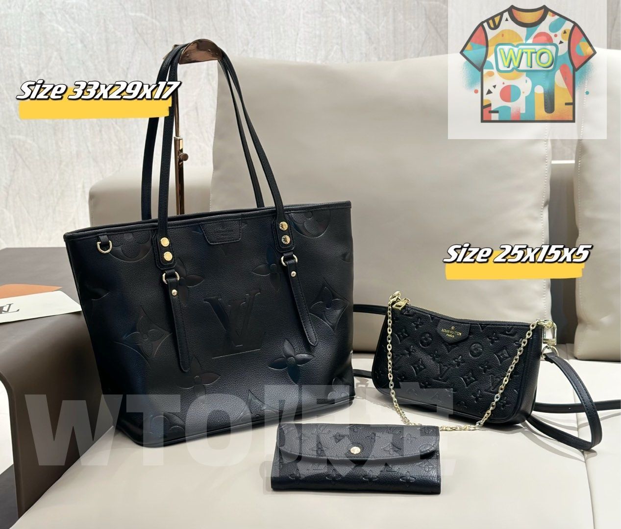 【超安い】 WTO通販 2025 ニューイヤーセットバッグ 大 中 小の3点セット 超 なセット -WTO輸入-EPZ97