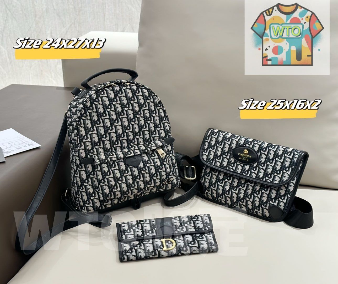 感動的な WTO通販 2025 ニューイヤーセットバッグ 大 中 小の3点セット 超 なセット -WTO輸入-POK09 常連の