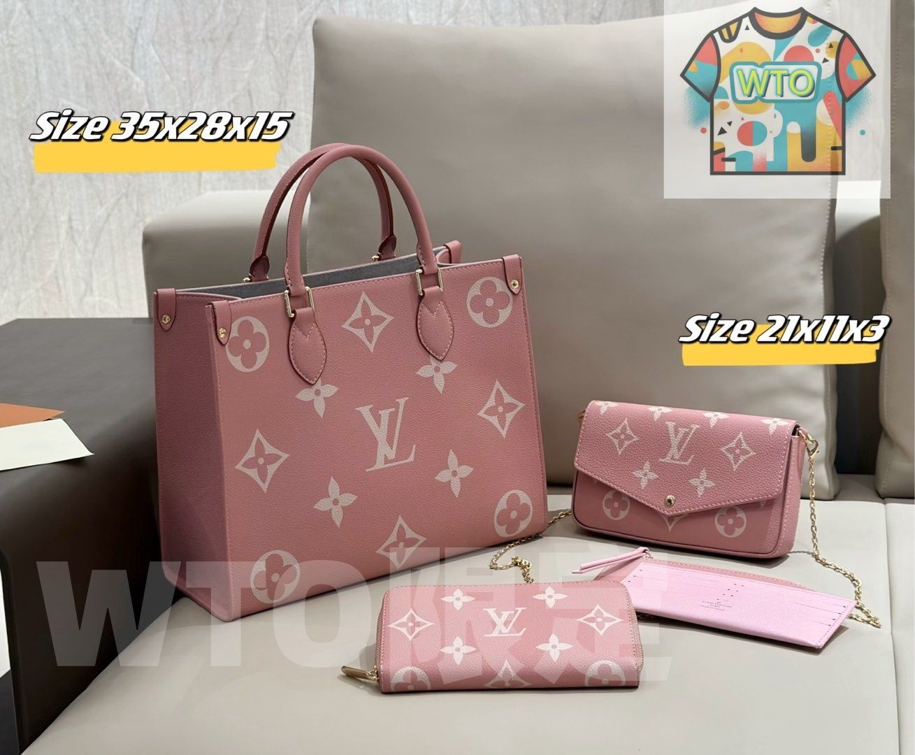 WTO通販 2025 ニューイヤーセットバッグ 大 中 小の3点セット 超 なセット -WTO輸入-PRC 05