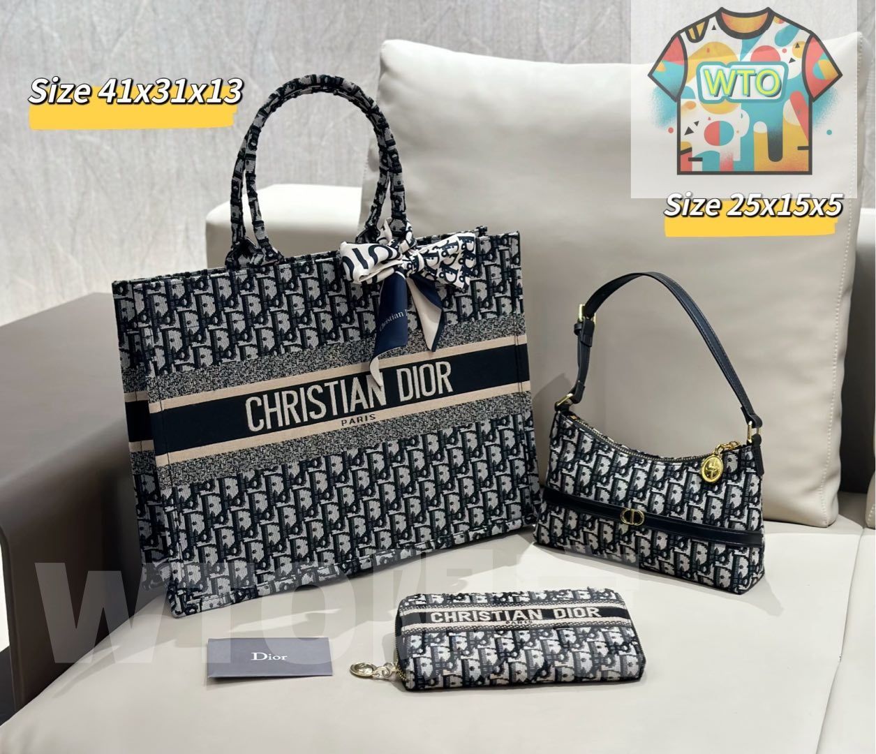 WTO通販 2025 ニューイヤーセットバッグ 大 中 小の3点セット 超 なセット -WTO輸入-GYL80