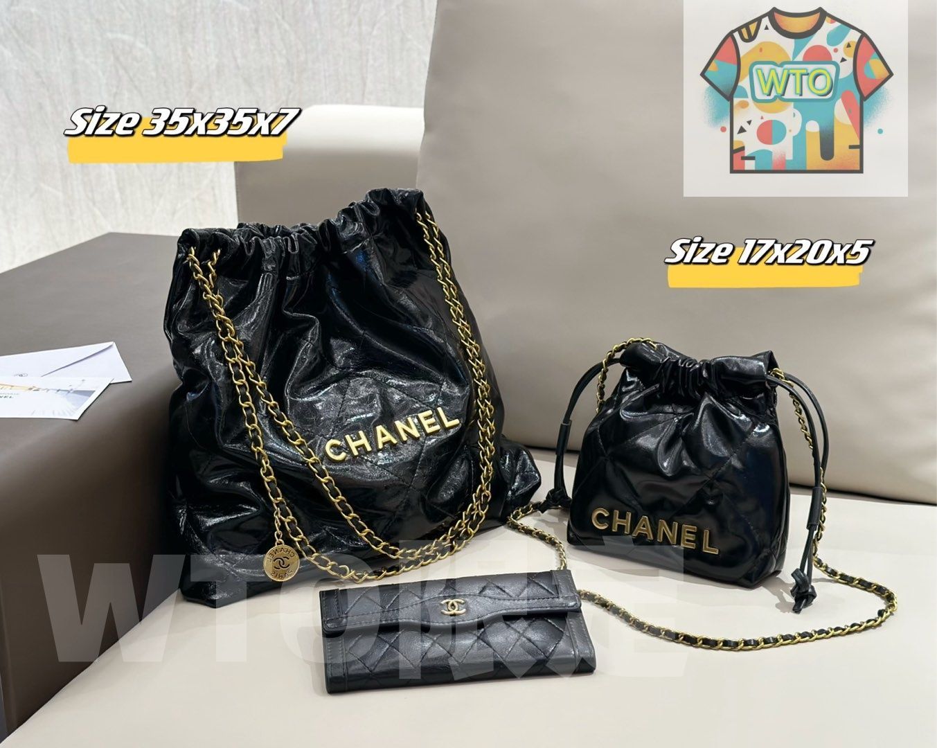 WTO通販 2025 ニューイヤーセットバッグ 大 中 小の3点セット 超 なセット -WTO輸入-LAD68