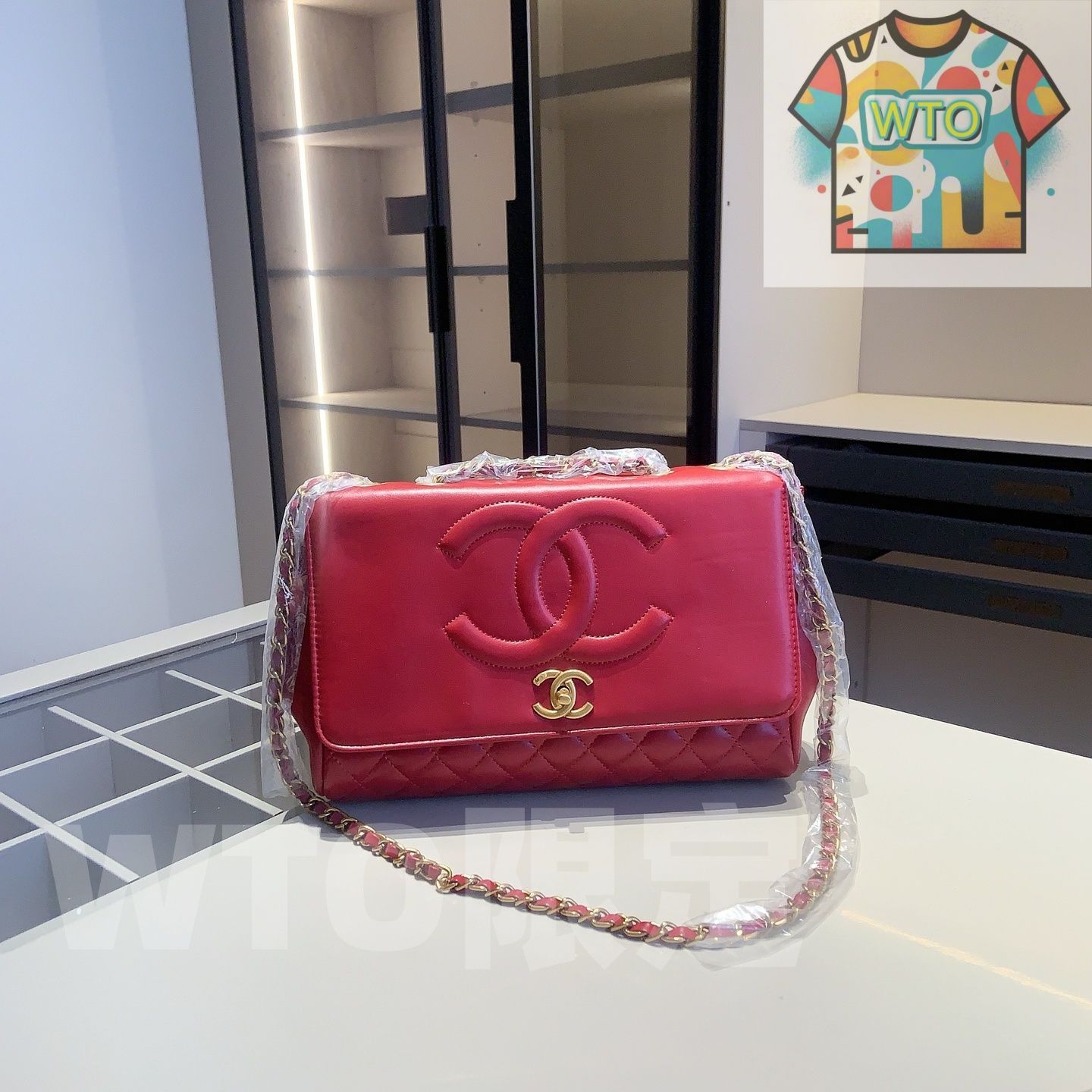 WTO通販 Chanel X660 3点セット チェーンバッグ&スクエアバッグ&ウォレット ピンク 超 なセット -WTO輸入-QWQ81