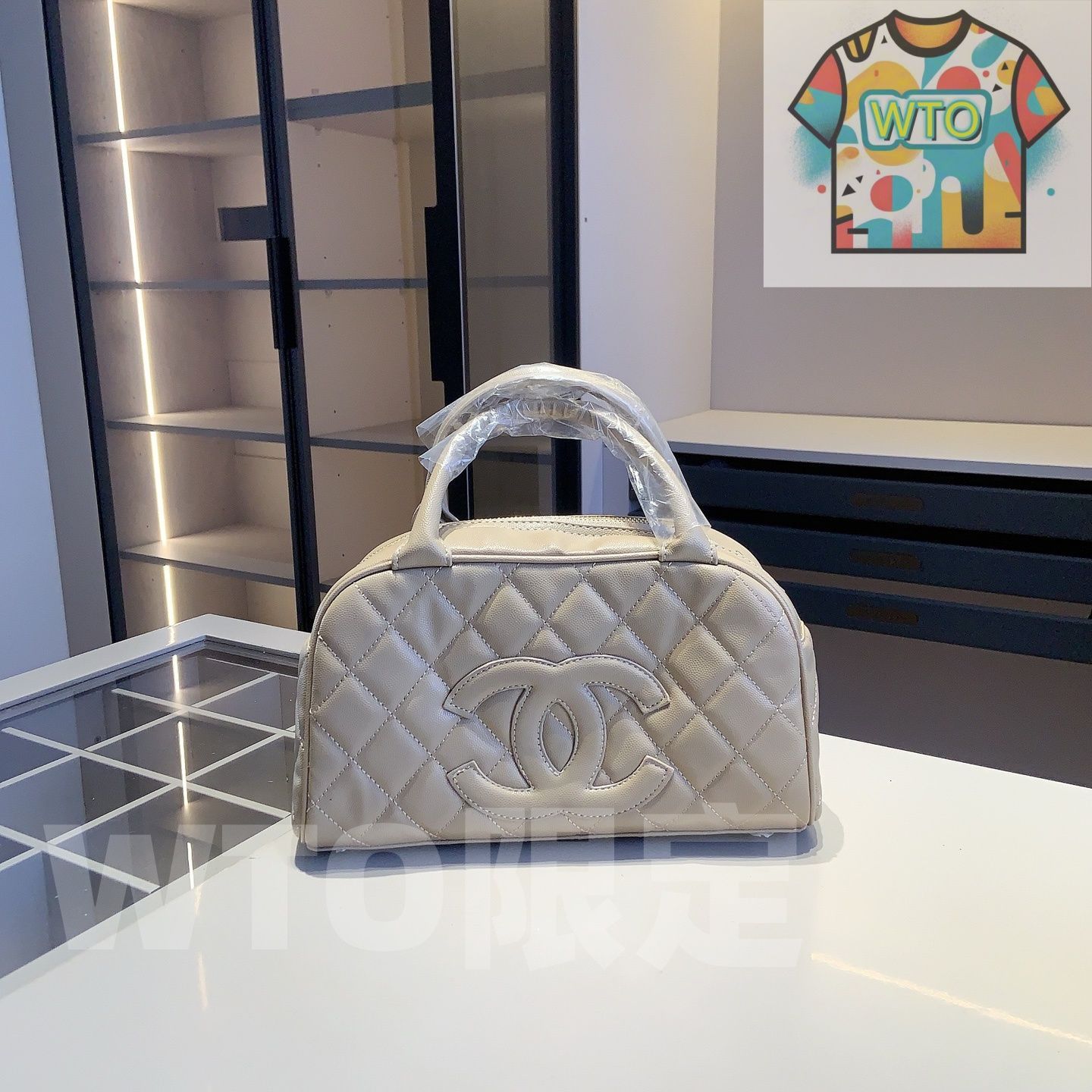 WTO通販 Chanel X656 3点セット ボウリングバッグ&CFバッグ&ウォレット 超 なセット -WTO輸入-YJV53